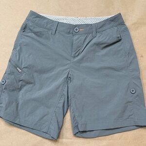 Orvis Gray Shorts with Orange Accents